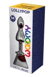 Plug bijou Lollypop rouge M - Wooomy Plug bijou Lollypop rouge M - Wooomy